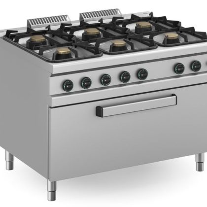 Apach 900 Series 6 Burners Range Gas Aprg-129Fm/Pl