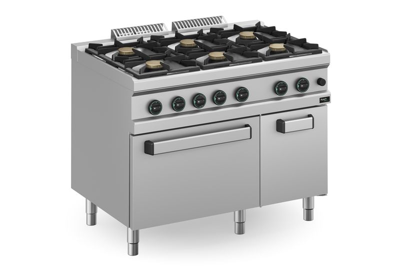 Apach 700 Series 6 Burners Range Gas Aprg-117Fg/Pl