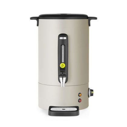 Boiler pentru bauturi calde alb mat 16 l, HENDI Uniq, Design de Bronwasser, 220-240V/1650W, 357x380x(H)502mm