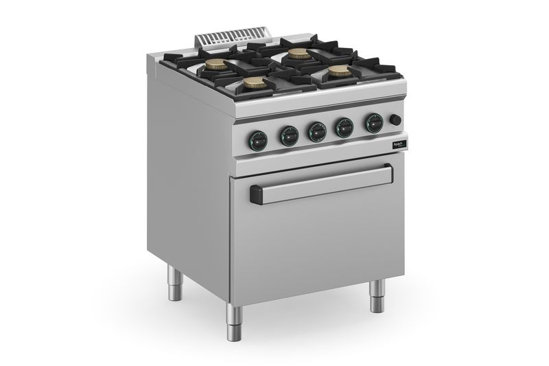 Apach 700 Series 4 Burners Range Gas Aprg-77Fg/Pl