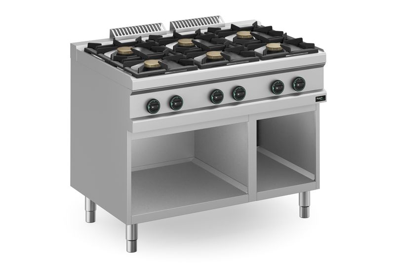 Apach 700 Series 6 Burners Range Gas Aprg-117P/Pl
