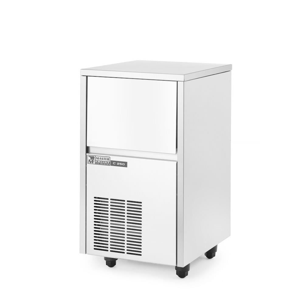 Masina cuburi de gheata, Master Frost & Hendi, otel inoxidabil, 28 kg/24 h, cub forma tip glont / 18 gr, 230 V/385 W, 400x460x(H)670 mm - Image 2