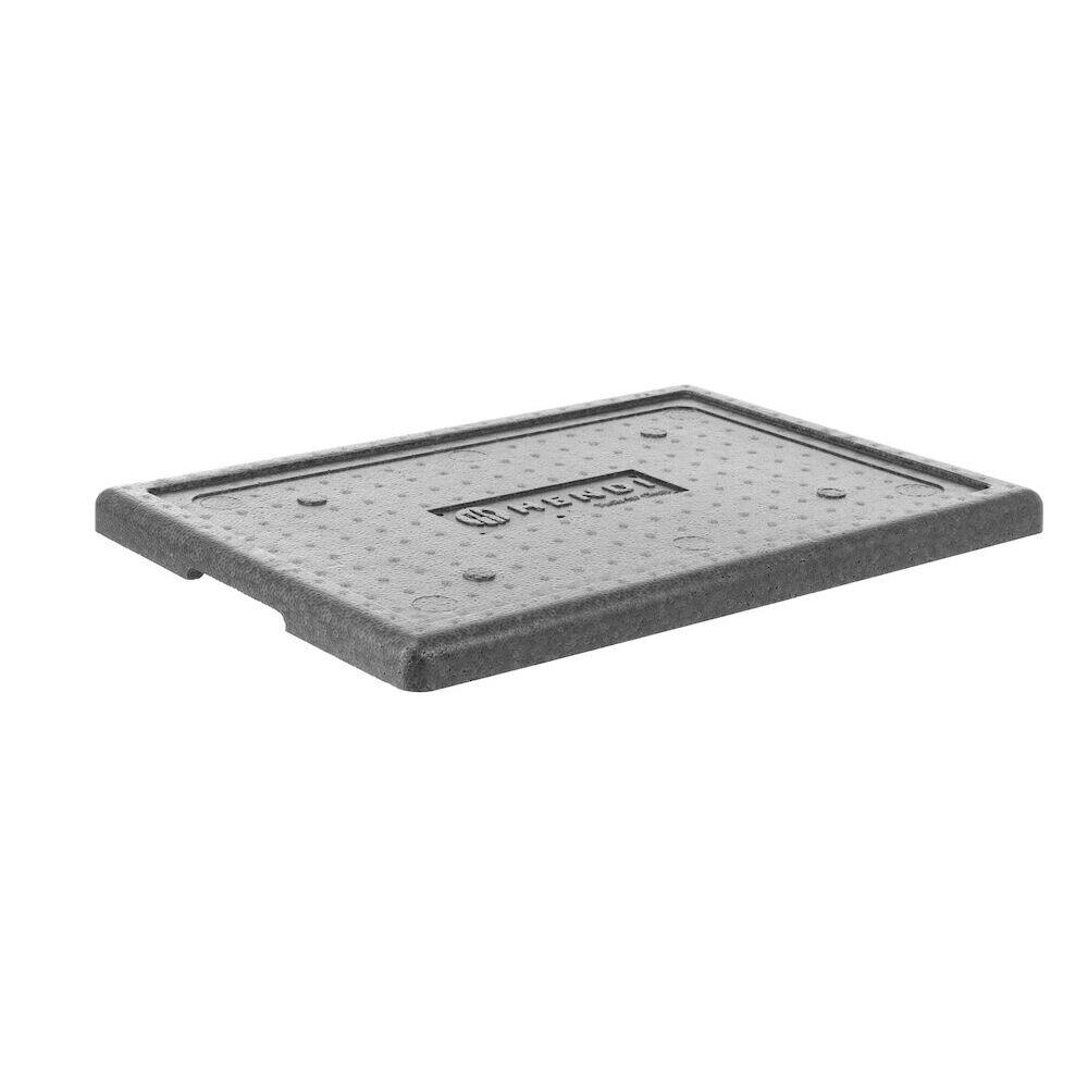 Recipient termoizolant din piocelan, HENDI, Kitchen Line, GN 1/1, 80L, negru, 685x485x(H)360mm - Image 3