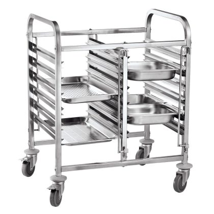 Carucior mobil dublu - 12 x GN 1/1 HENDI, 810x610x(H)960mm