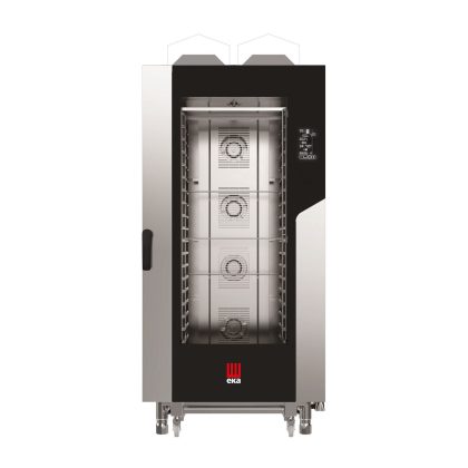 Cuptor pe gaz cu convectie cu abur Millennial Black Mask Gastro, 20× GN 1/1, Tecnoeka, 230V/1450W, 30000kW, 930x1160x(H)2060mm