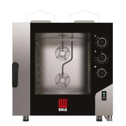 Cuptor pe gaz cu convectie cu abur Millennial Smart Bakery, 6 tavi 600x400 mm Tecnoeka, 230V/500W, 13,5kW, 850x1041x(H)951mm