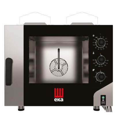 Cuptor pe gaz cu abur cu convectie Millennial Smart Bakery, 4x 600x400mm Tecnoeka, 230V/300W, 9,3kW, 850x1041x(H)801mm