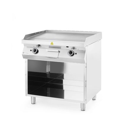 Plita gratar pe gaz 700, HENDI, Kitchen Line, 2 zone de incalzire, fiecare cu 3 arzatoare, putere totala 10kW, 10kW, 800x700x(H)900mm