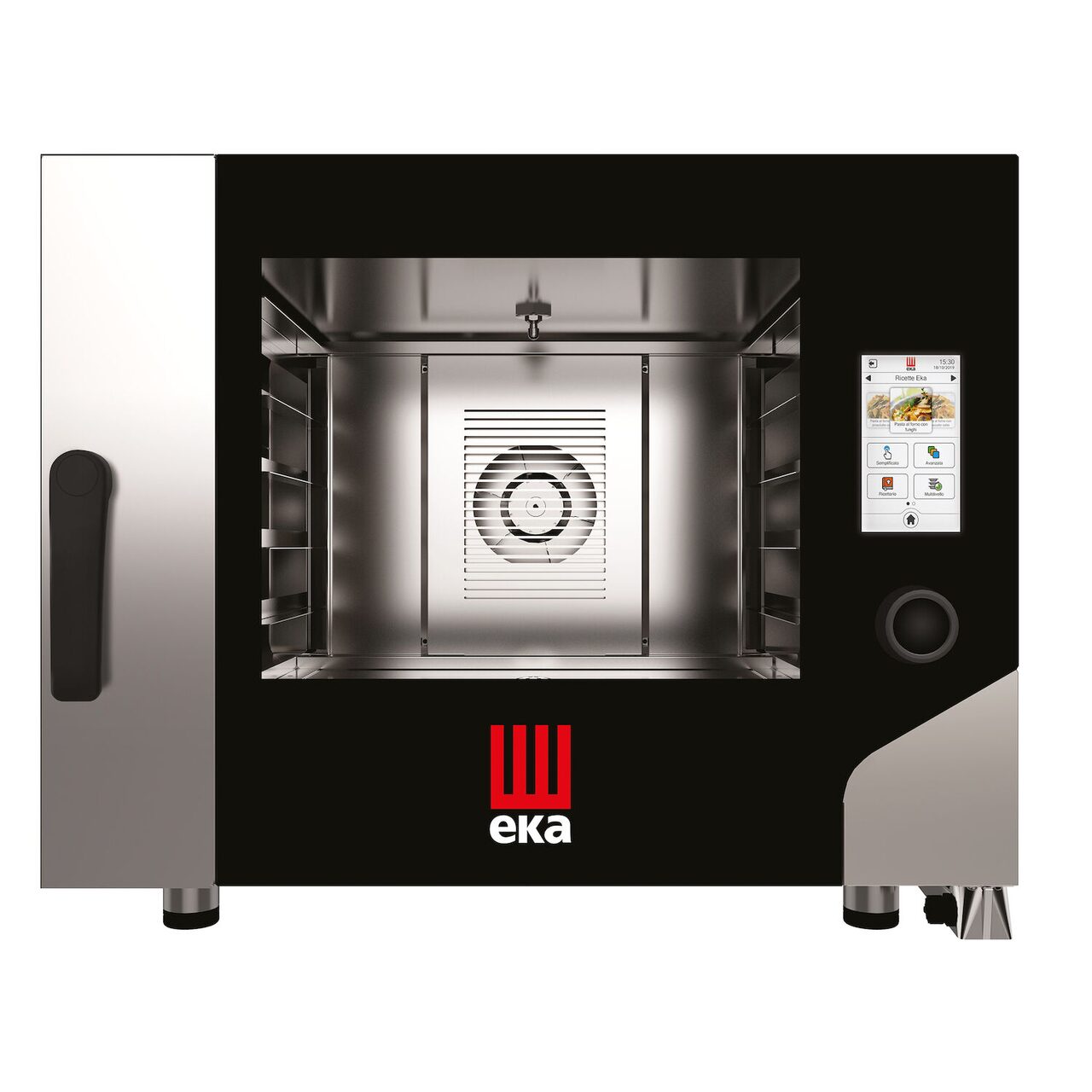 Cuptor electric cu convectie cu abur Millennial Touch Screen Bake, tavi 4 600x400 Tecnoeka, 400V/7800W, 850x1035x(H)700mm