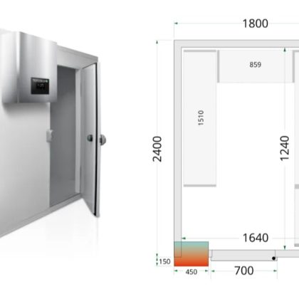 Tefcold Crpf1824+Shelf Rack System Kit 46206