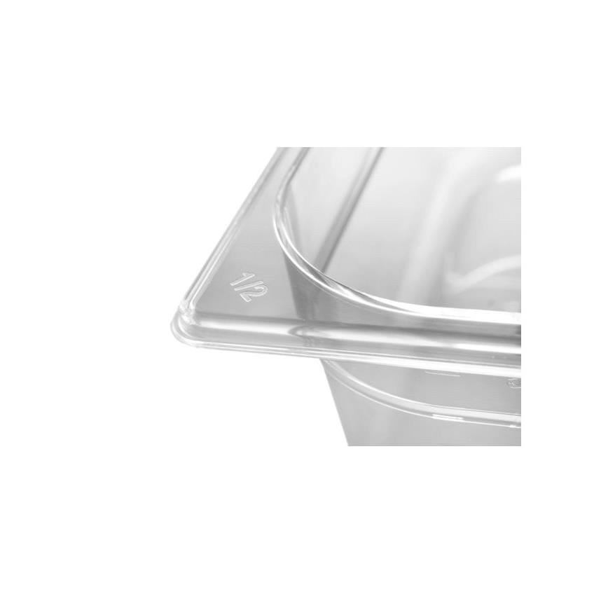 Tava Hendi Gastronorm GN 1/4 100 mm 2.5 lt - policarbonat transparent - Image 4