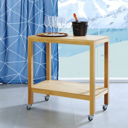 Carucior pentru chelner din stejar Madeira, 820x460x(h)850 mm Fine Dine