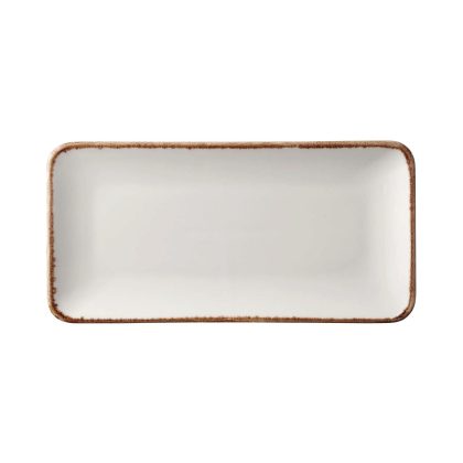 Farfurie dreptunghiulară Vanilie, 300x150 mm Fine Dine