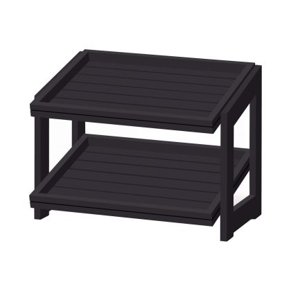 Stand / Suport Madeira Black cu 2 niveluri 574x323x441 mm Fine Dine
