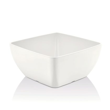 Bol pătrat din melamină, alb, 125x125x(h)65 mm Fine Dine