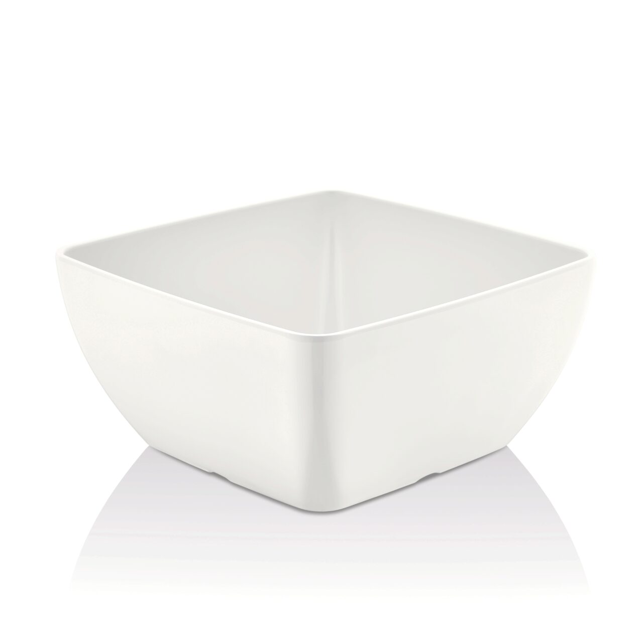 Bol pătrat din melamină, alb, 190x190x(h)90 mm Fine Dine