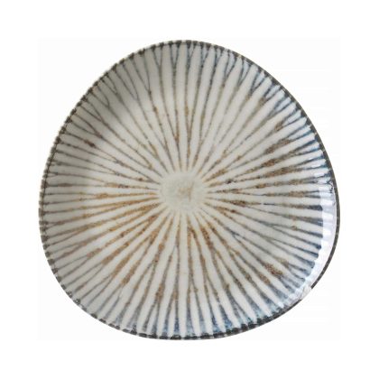 Farfurie triunghiulară Ammonite 260 mm Fine Dine