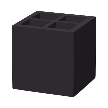 Suport pentru tacamuri Madeira Black 150x150x150 mm Fine Dine