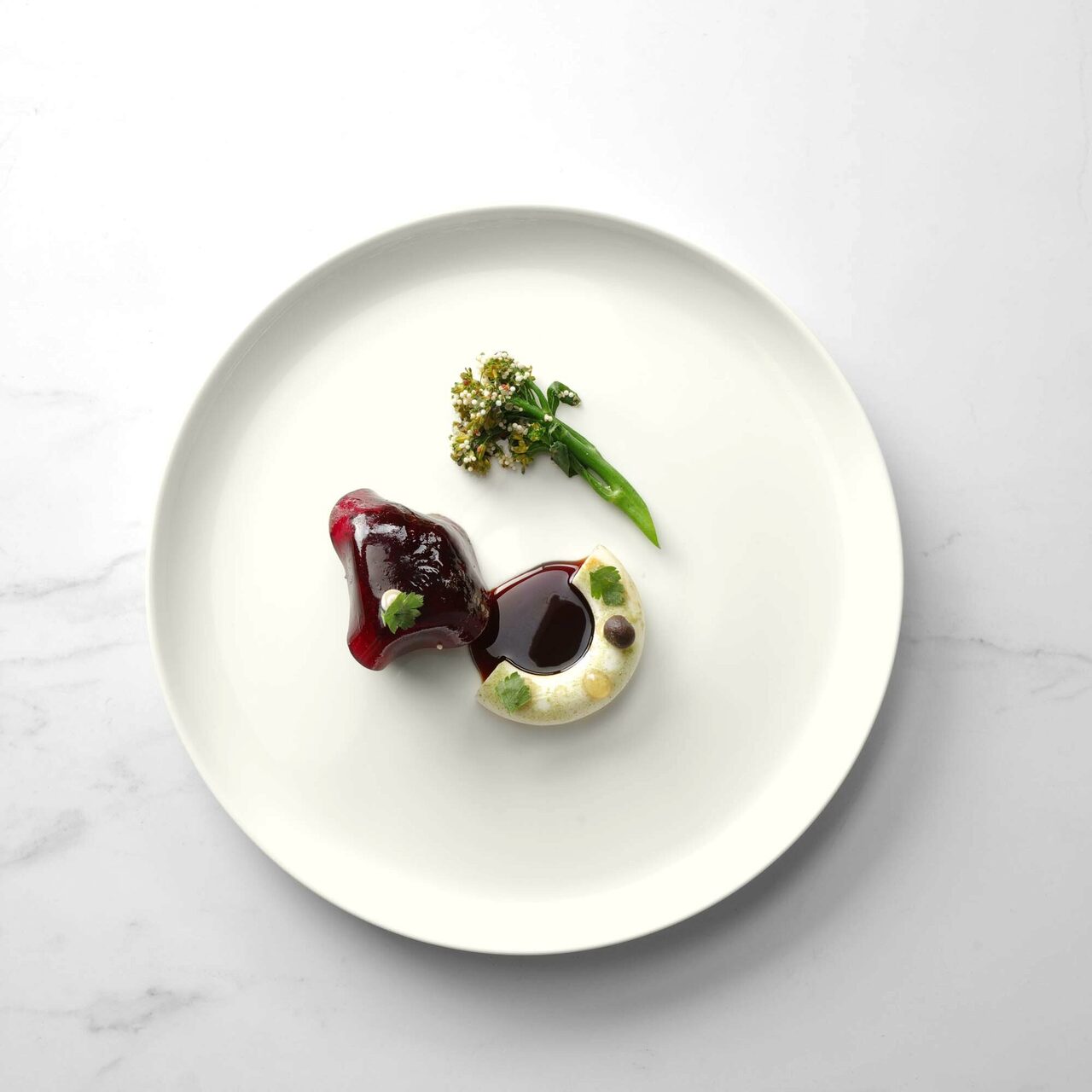 Farfurie ceramică cu margine Pure, 300mm Fine Dine