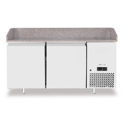 Masa racire pt pizza, blat de granit, 2 usi., Arktic, 250L, 230V/250W, 1510x800x(H)875mm