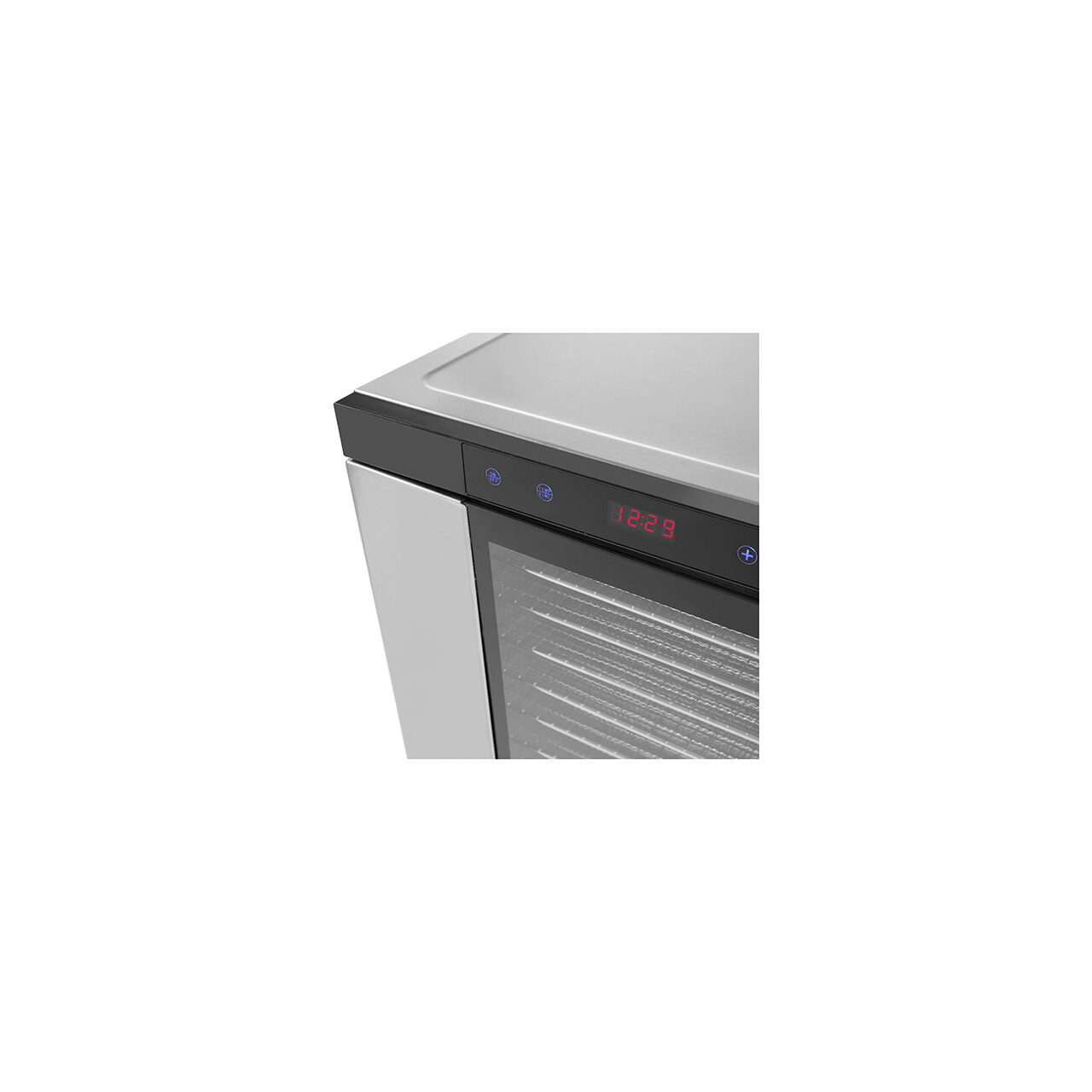 Deshidrator alimente Hendi Profi Line, 550 W, 6 tavi inox, temperatura reglabila 35-75 C, Gri, timer, panou de control digital - Image 6