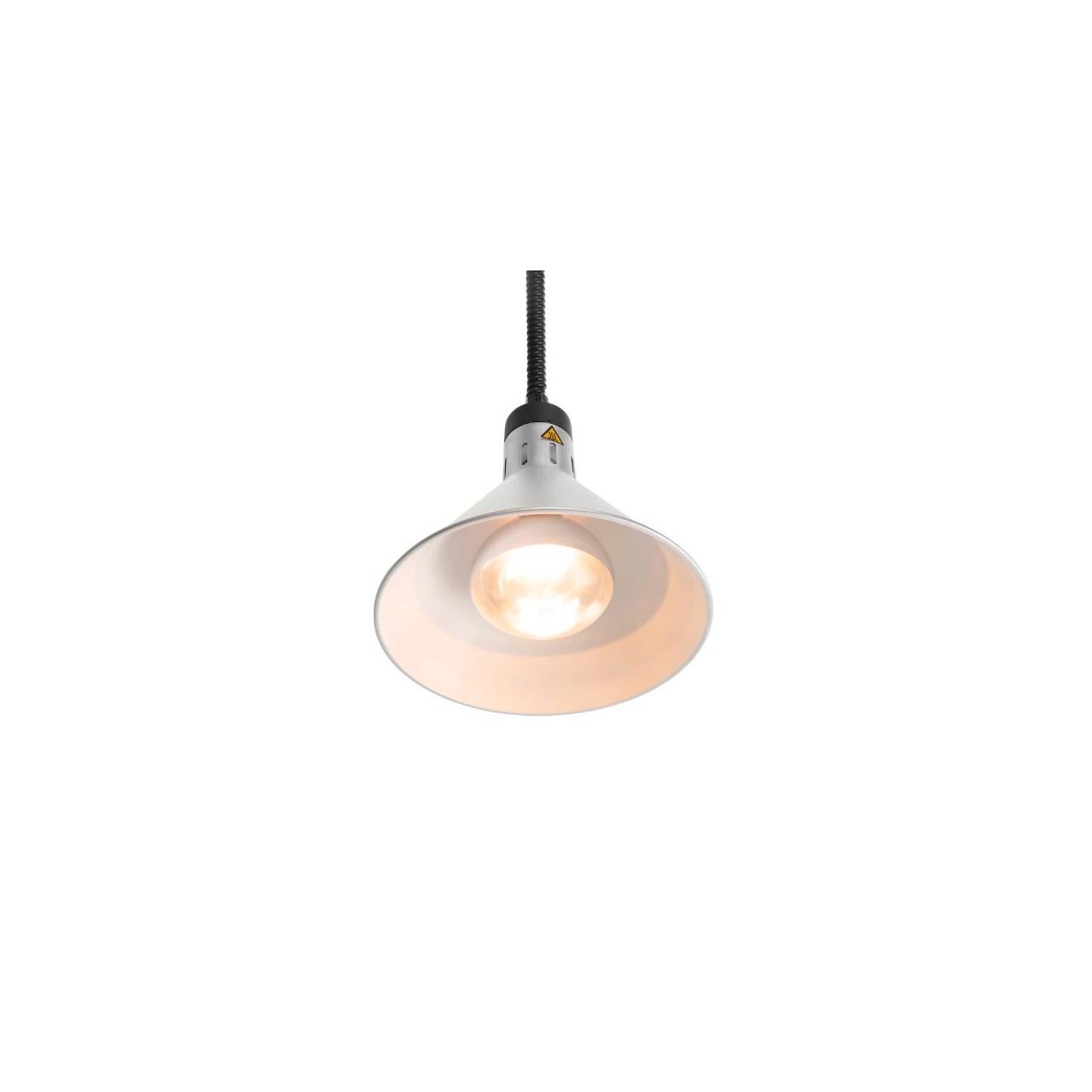 Lampa de caldura conica, argintie ø275x(H)250 mm, 230V, 250W - Image 2