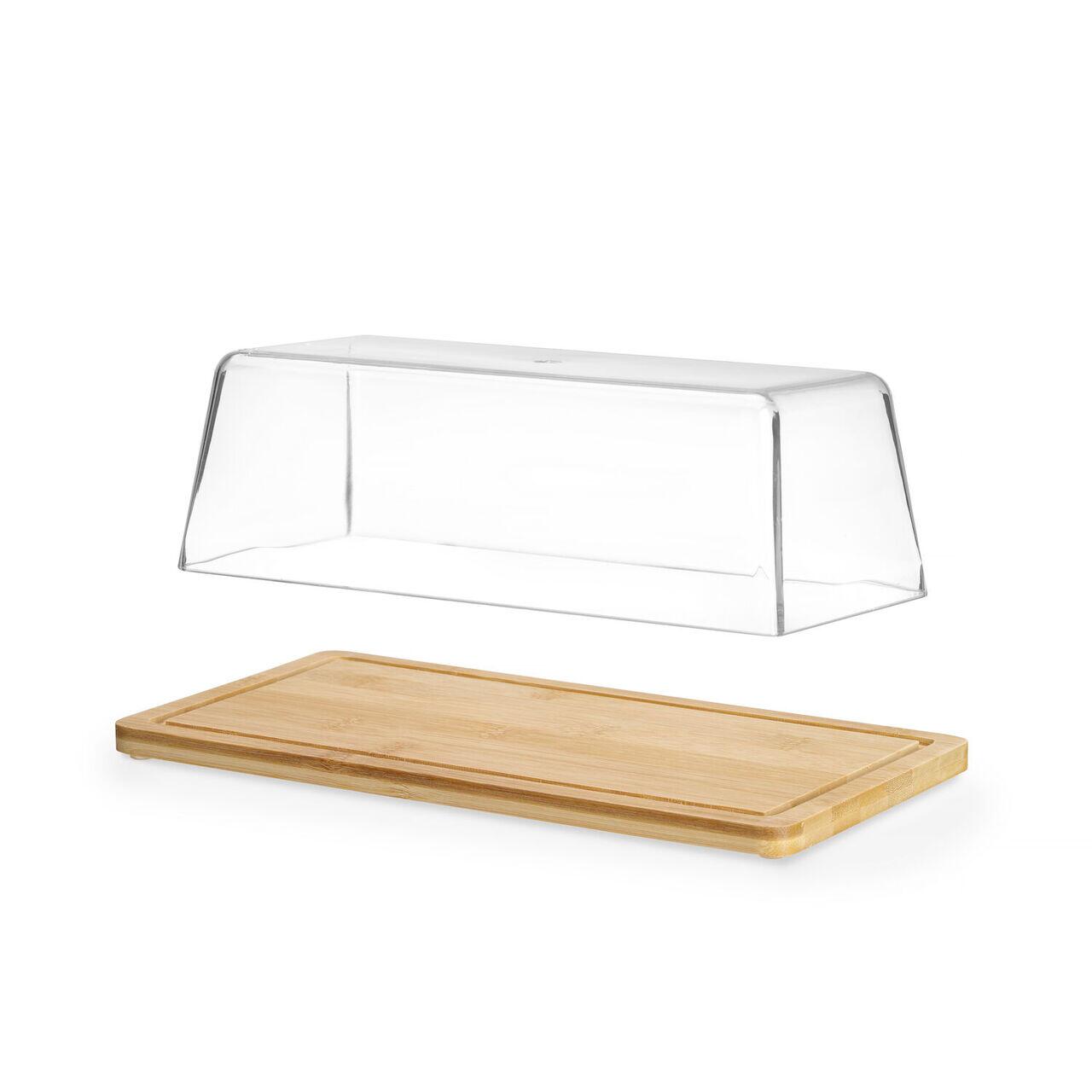 Tava din bambus cu capac, HENDI, 320x160x(H)110mm - Image 3