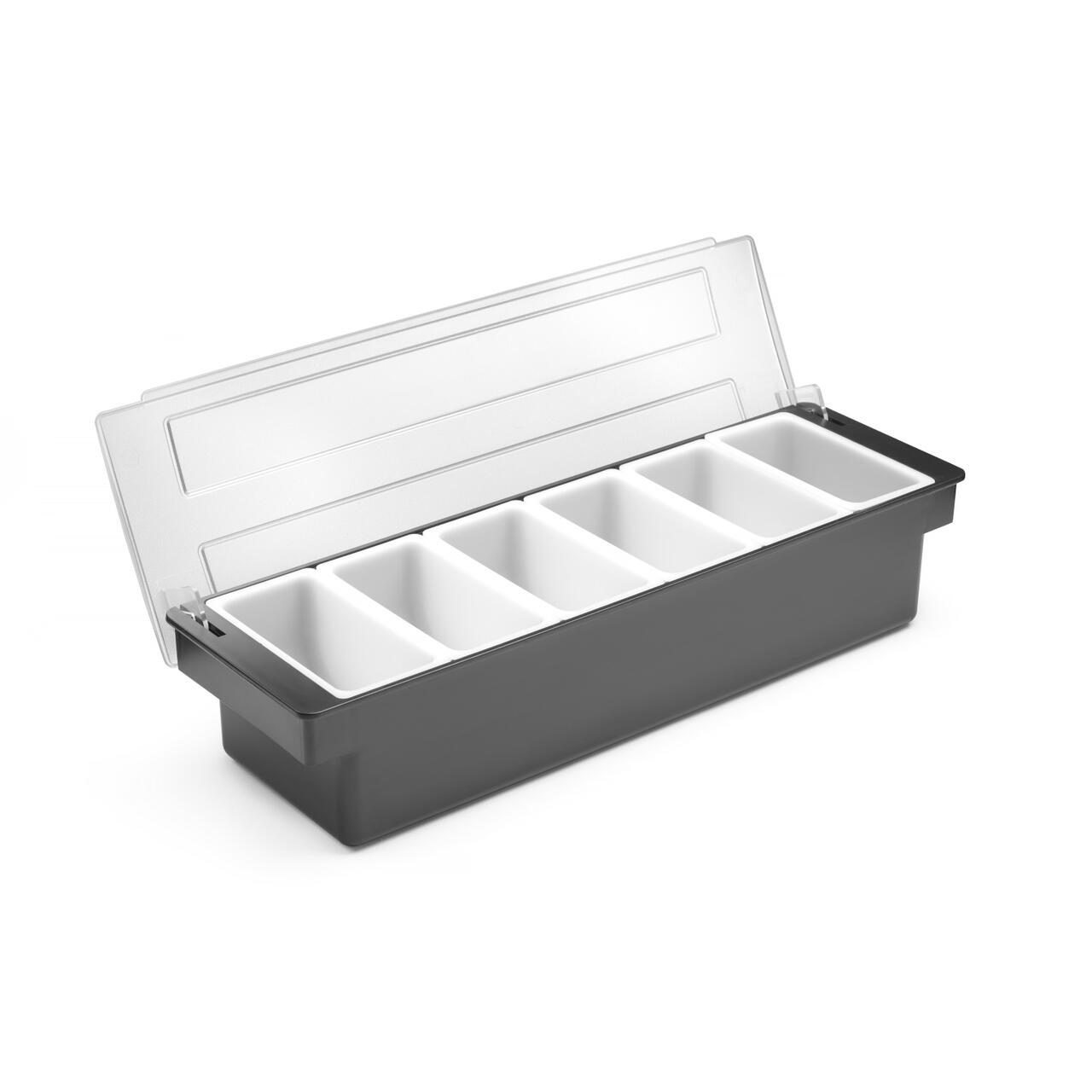 Cutie pentru ingrediente Hendi, 6 recipiente 480x150x(H)100mm - Image 2