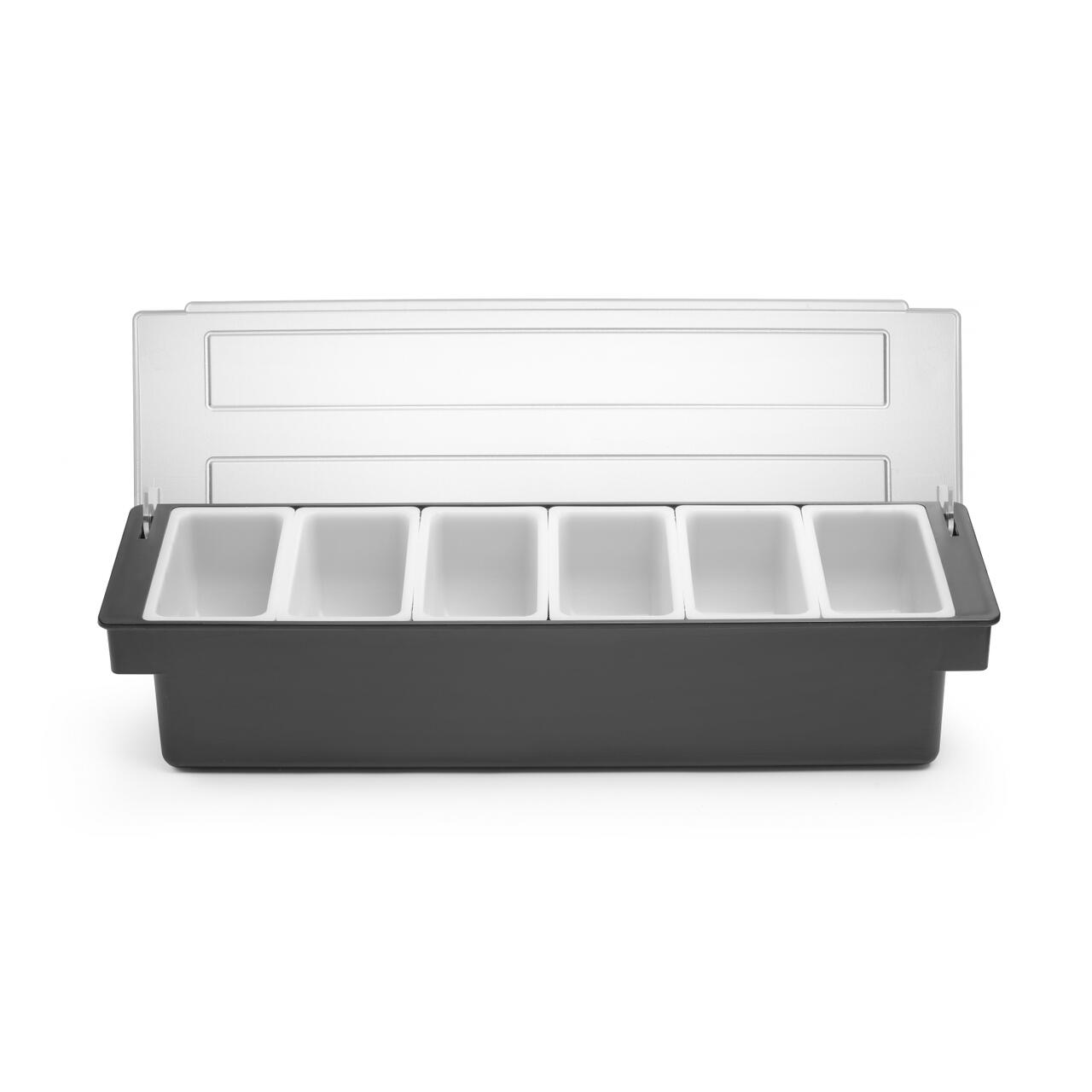 Cutie pentru ingrediente Hendi, 6 recipiente 480x150x(H)100mm - Image 3