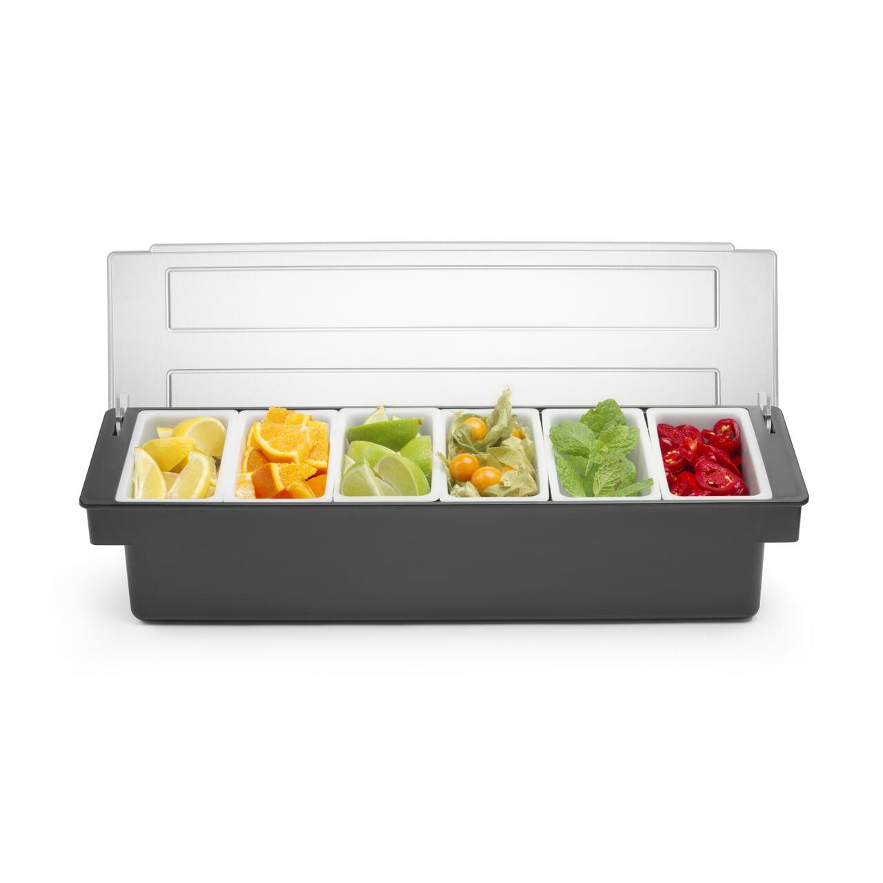 Cutie pentru ingrediente Hendi, 6 recipiente 480x150x(H)100mm - Image 5