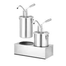 Recipient dublu pentru sos cu distribuitor, otel inoxidabil, Hendi, 400x200x(H)440 mm, capacitate 9 l - Image 3
