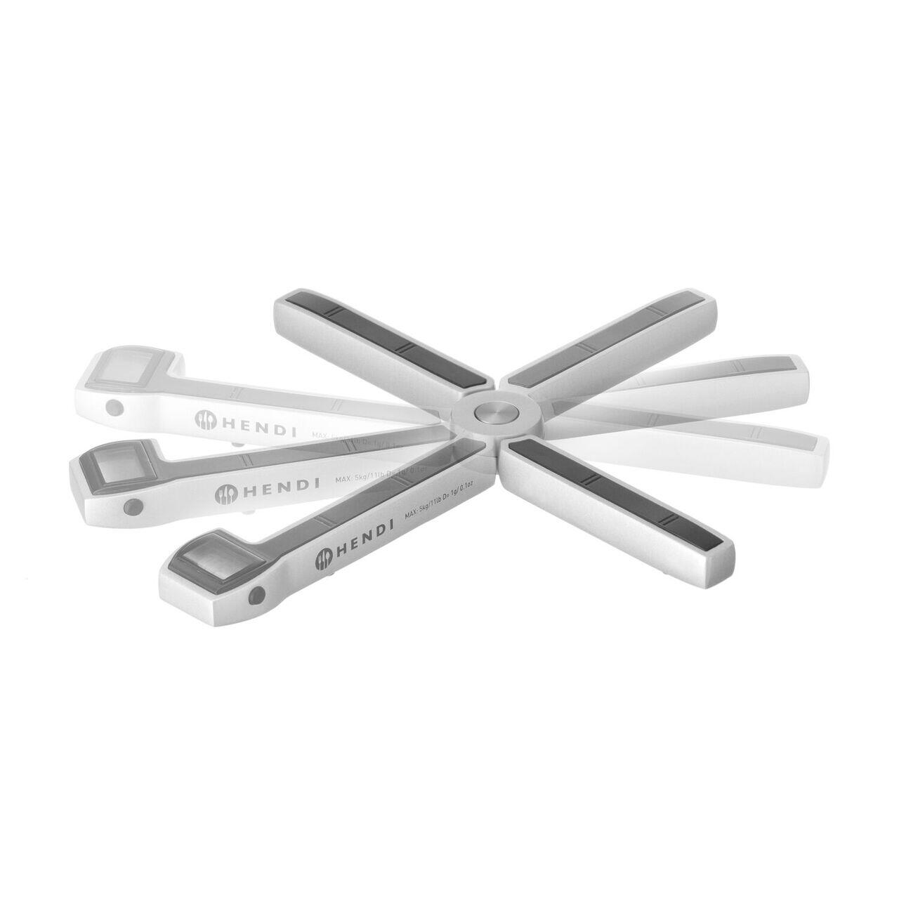 Cantar de bucatarie pliabil Hendi 219x180x16mm (H) - Image 4