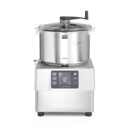 Taietor-emulsificator electric profesional pentru legume, SAMMIC KE-5V, 10 viteze intre 385-3000 rpm, putere 1250W, capacitate 5,5 litri
