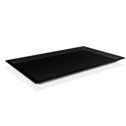 Tavă dreptunghiulară GN 1/2 melamină, neagră 325x265x(H)30 Fine Dine