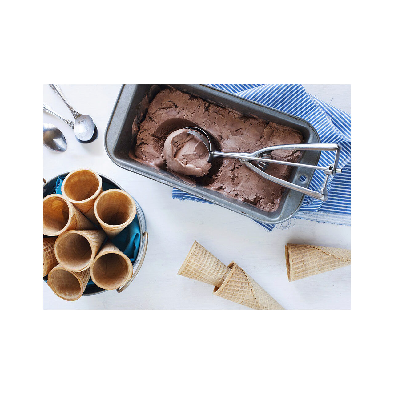 Cuva pentru inghetata 5 lt, 360x165x(H)120 mm, inox, Hendi - Image 3