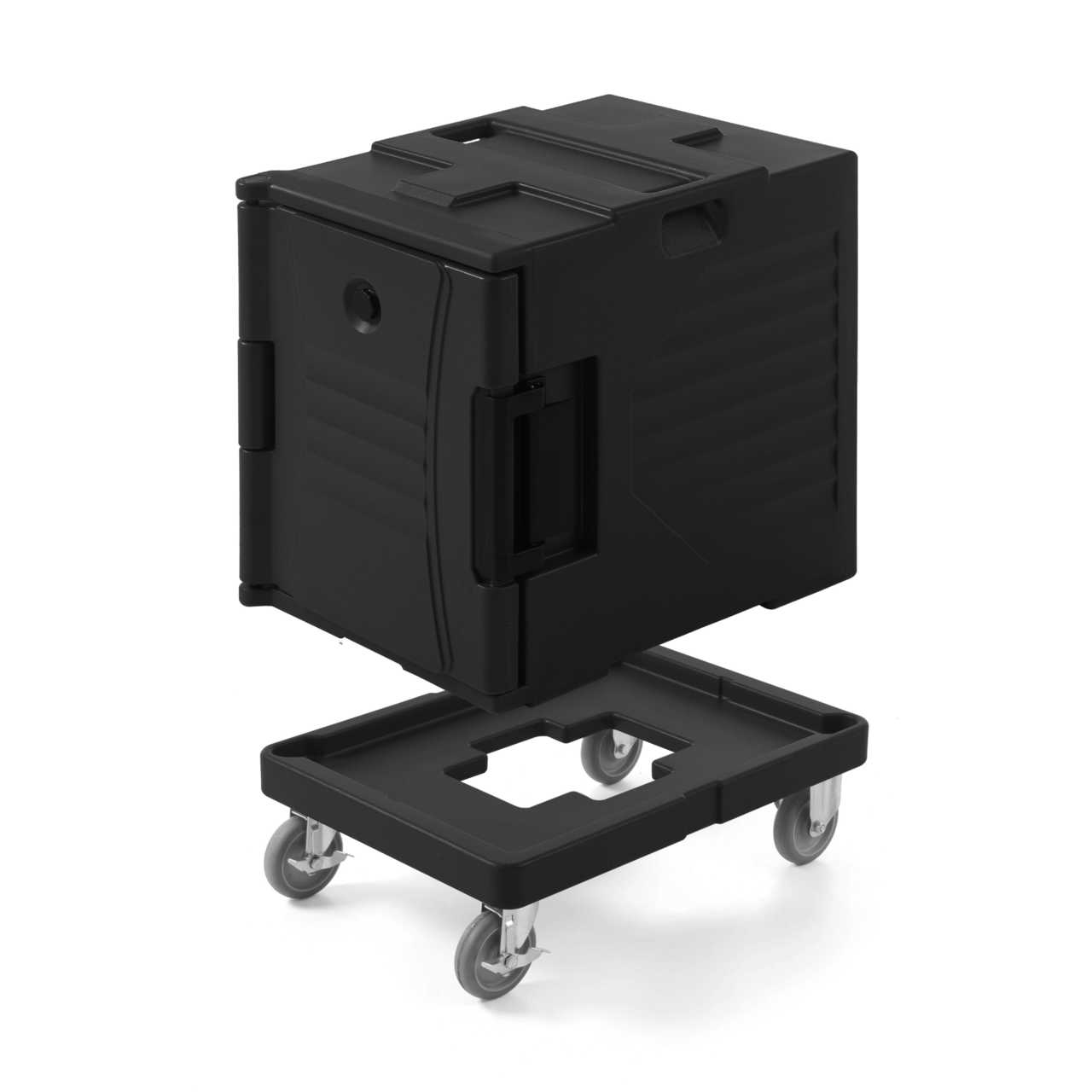 Carucior platforma cu roti pentru transport cutii, 71x53x(H)23 cm, Hendi - Image 4