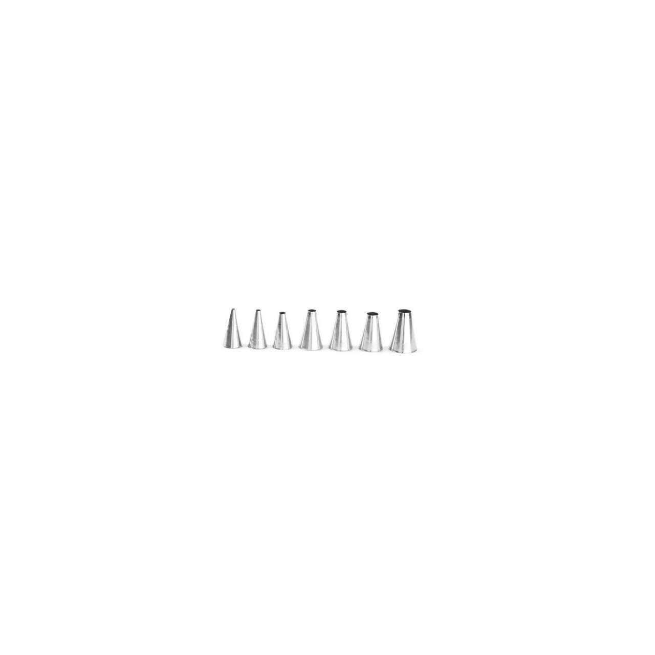 Varf decorare pentru cofetarie/patiserie, Hendi, rotund, Inox, diametru 8 mm - Image 2