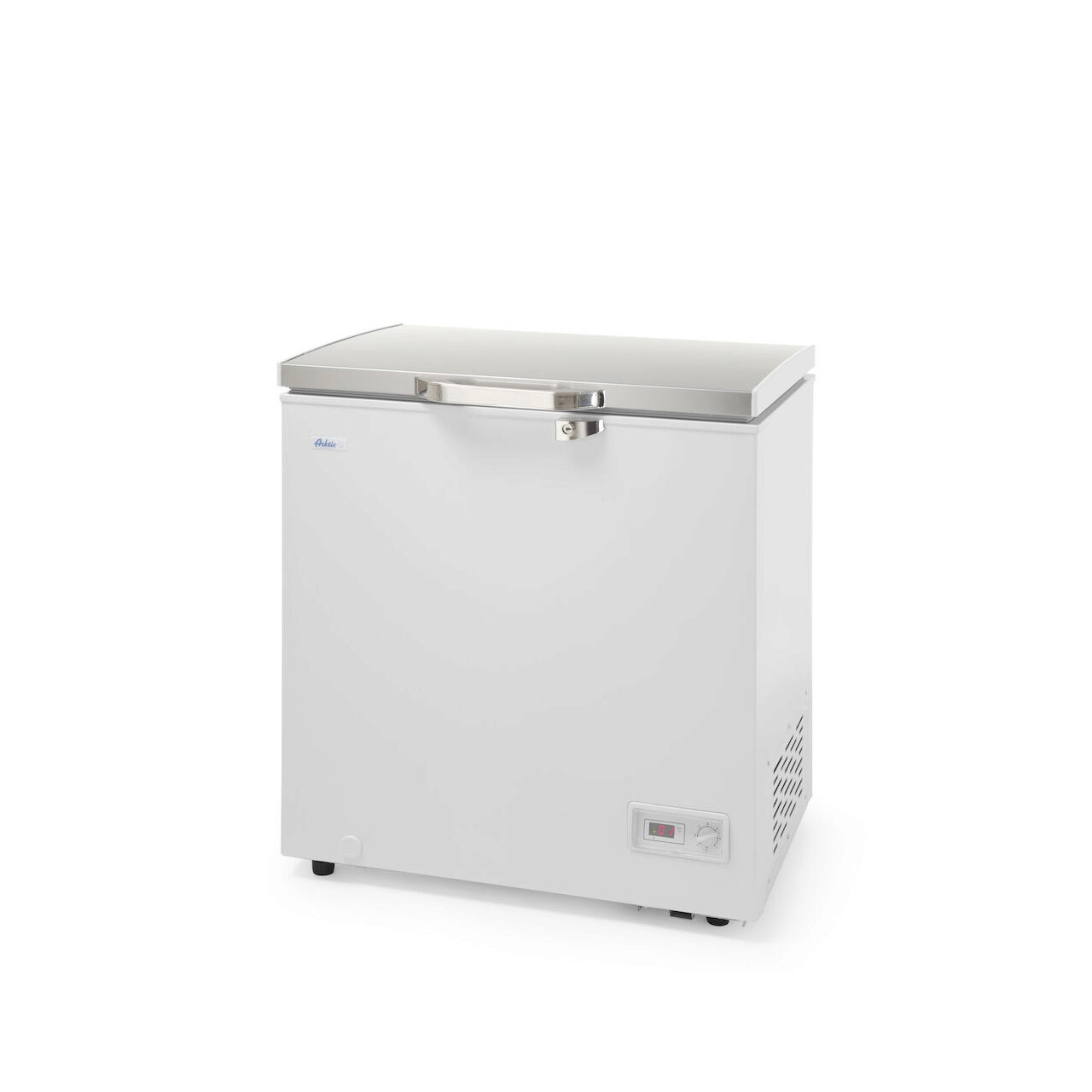 Lada frigorifica profesionala 140 L, interval racire -26 / -18 C, ARKTIC by Hendi, 70 W, corp aluminiu cu izolatie spuma de 70 mm, clasa energetica F, 754x608x845 mm, Clasa energetica F - Image 6