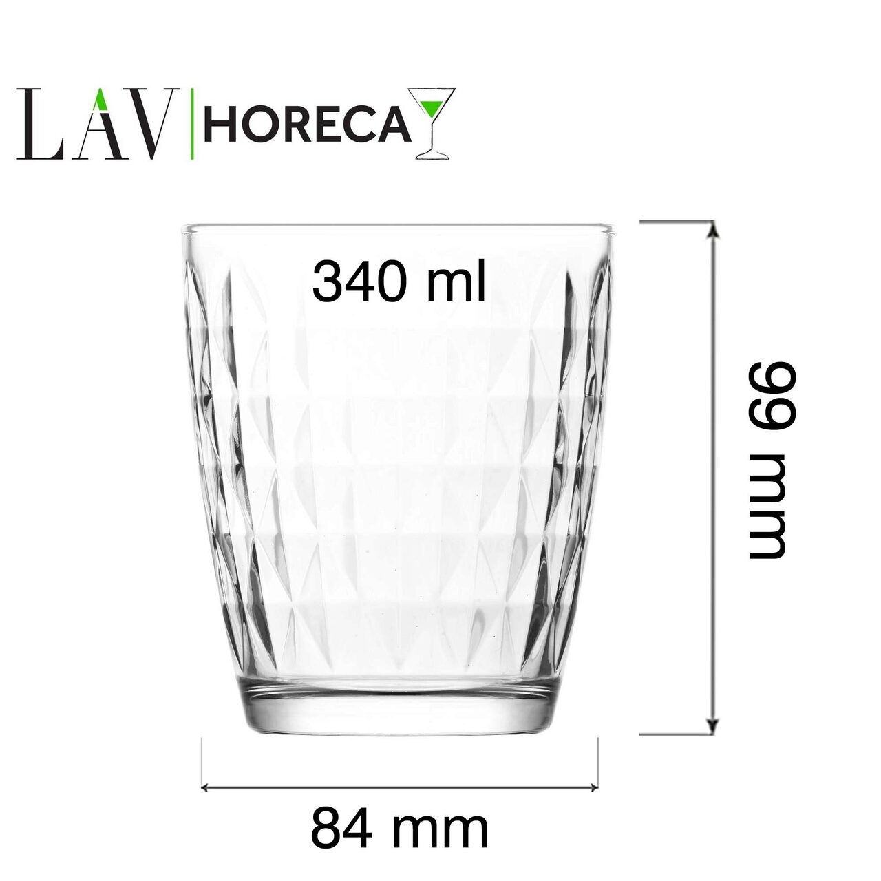 Pahar Marbella, 340 ml, LAV - Image 7