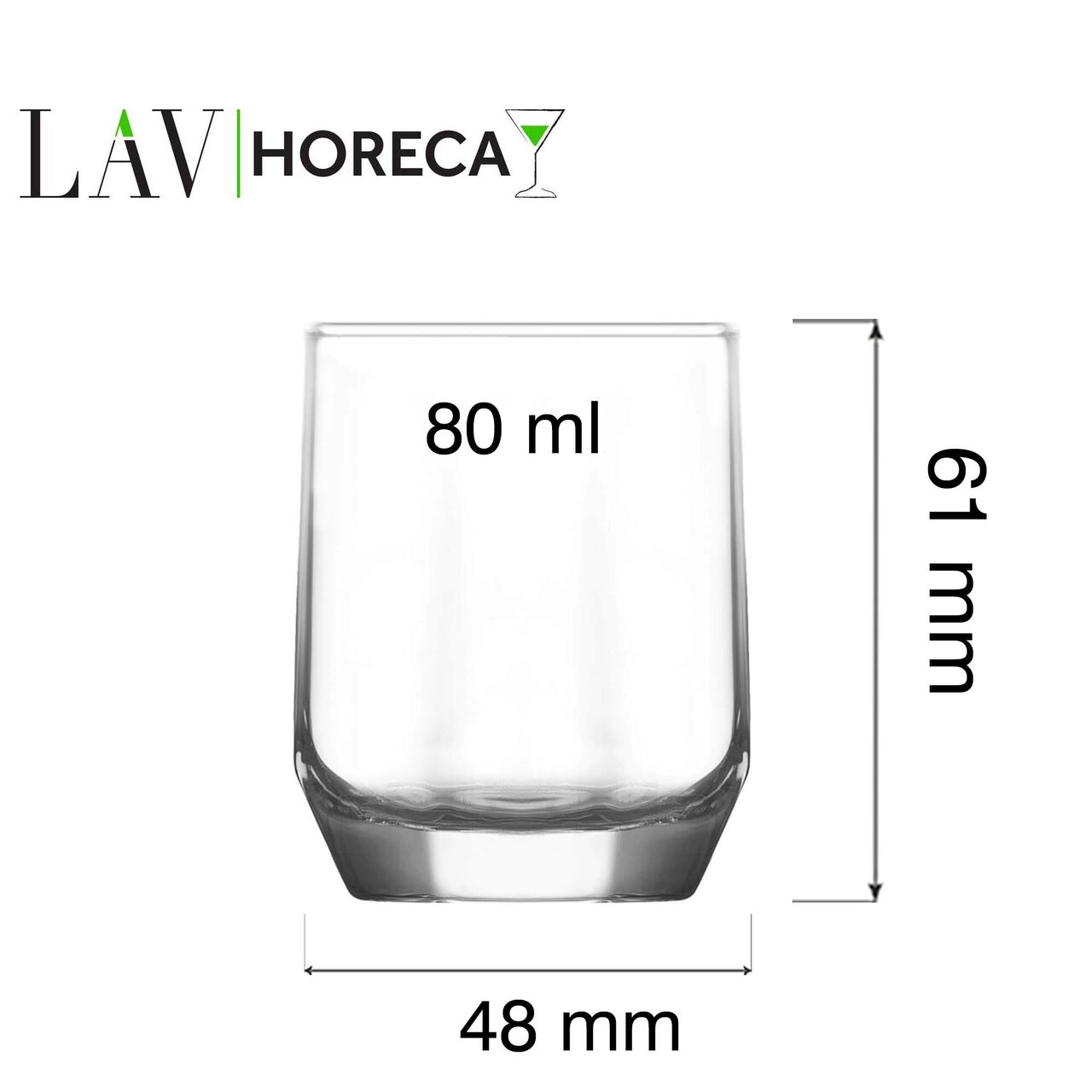 Pahar de shot Riga, 80 ml, LAV - Image 8