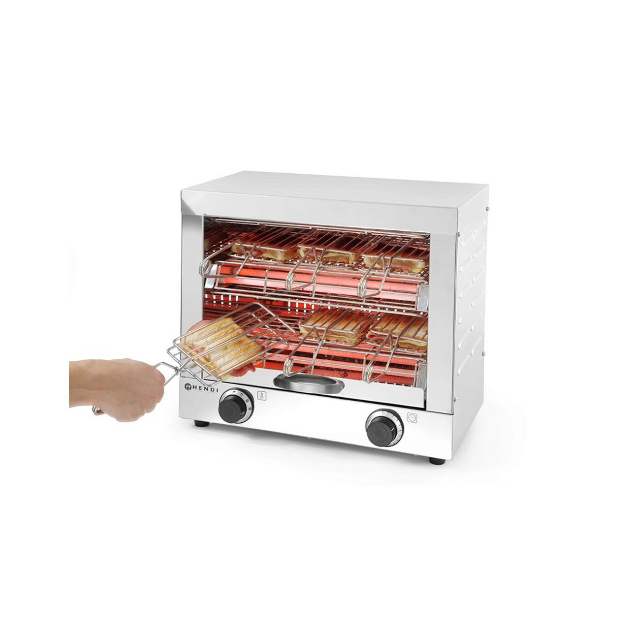 Toaster cu 6 compartimente, Hendi, inox, 3000W, 43.8x29x(H)40.2 cm - Image 3