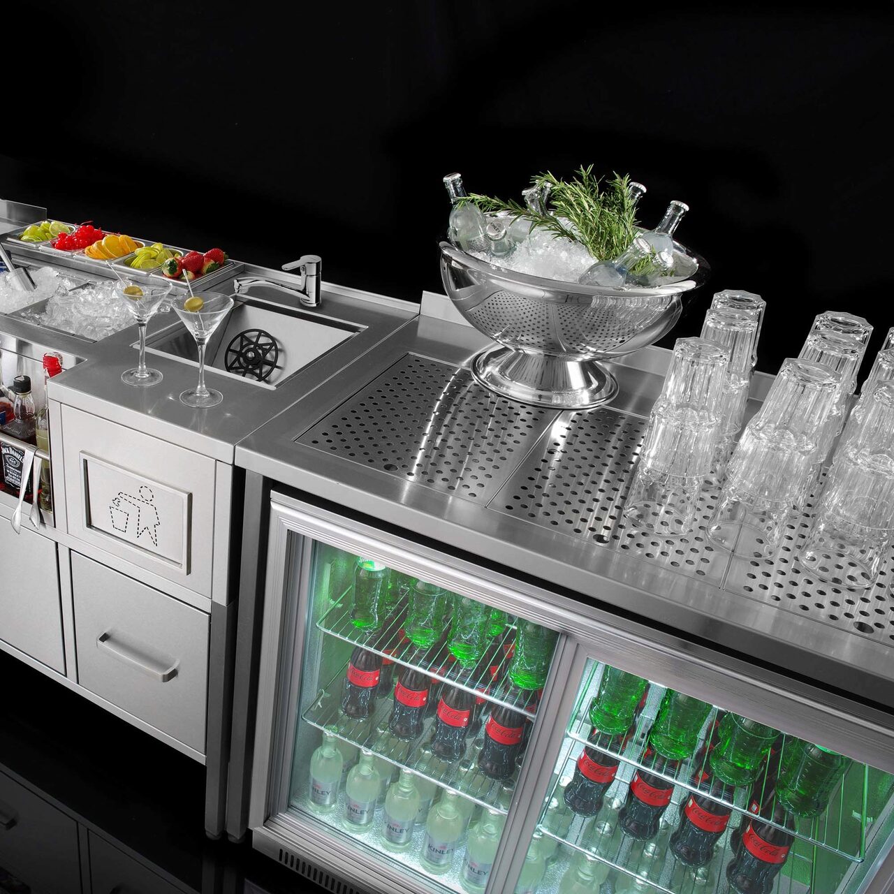 Masă de bar de colț Oxygen, 650x650x(H)900 mm, Barmatic - Image 6