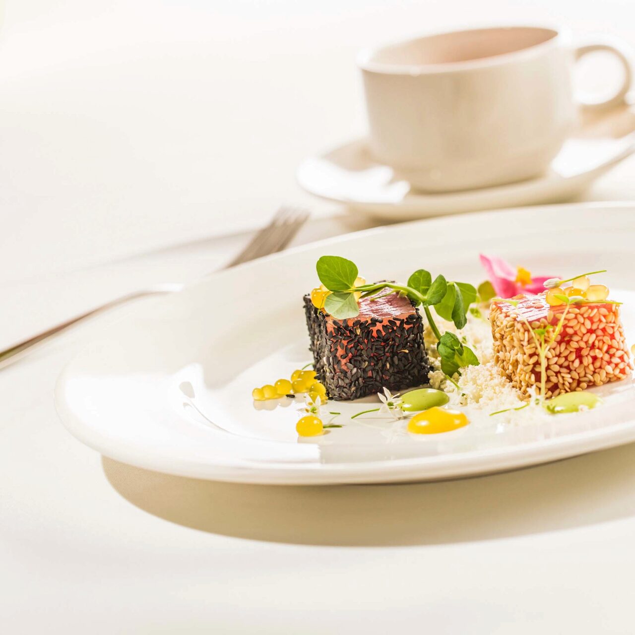 Farfurie Fine Dine, Crema 300 mm - Image 10