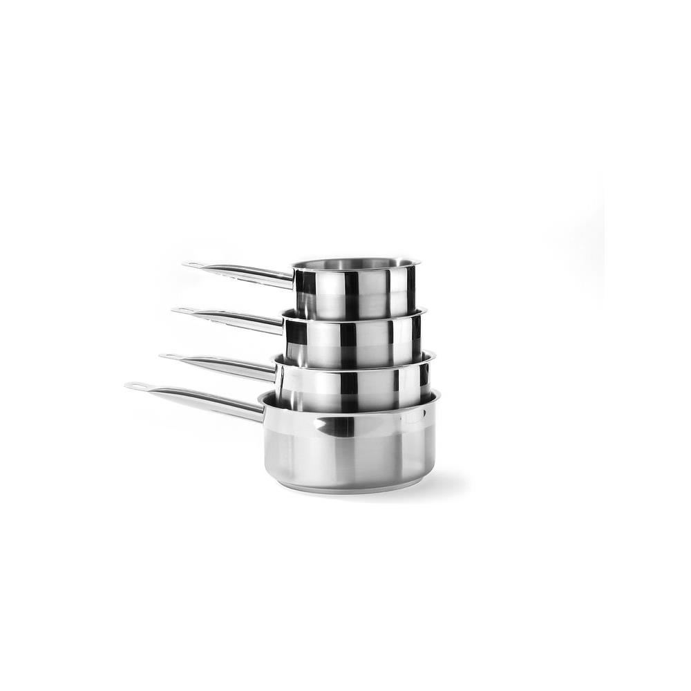 Cratita cu coada, 3 Lit, 20 cm diametru x 9 cm inaltime, inox, gama Hendi Profi Line - Image 2