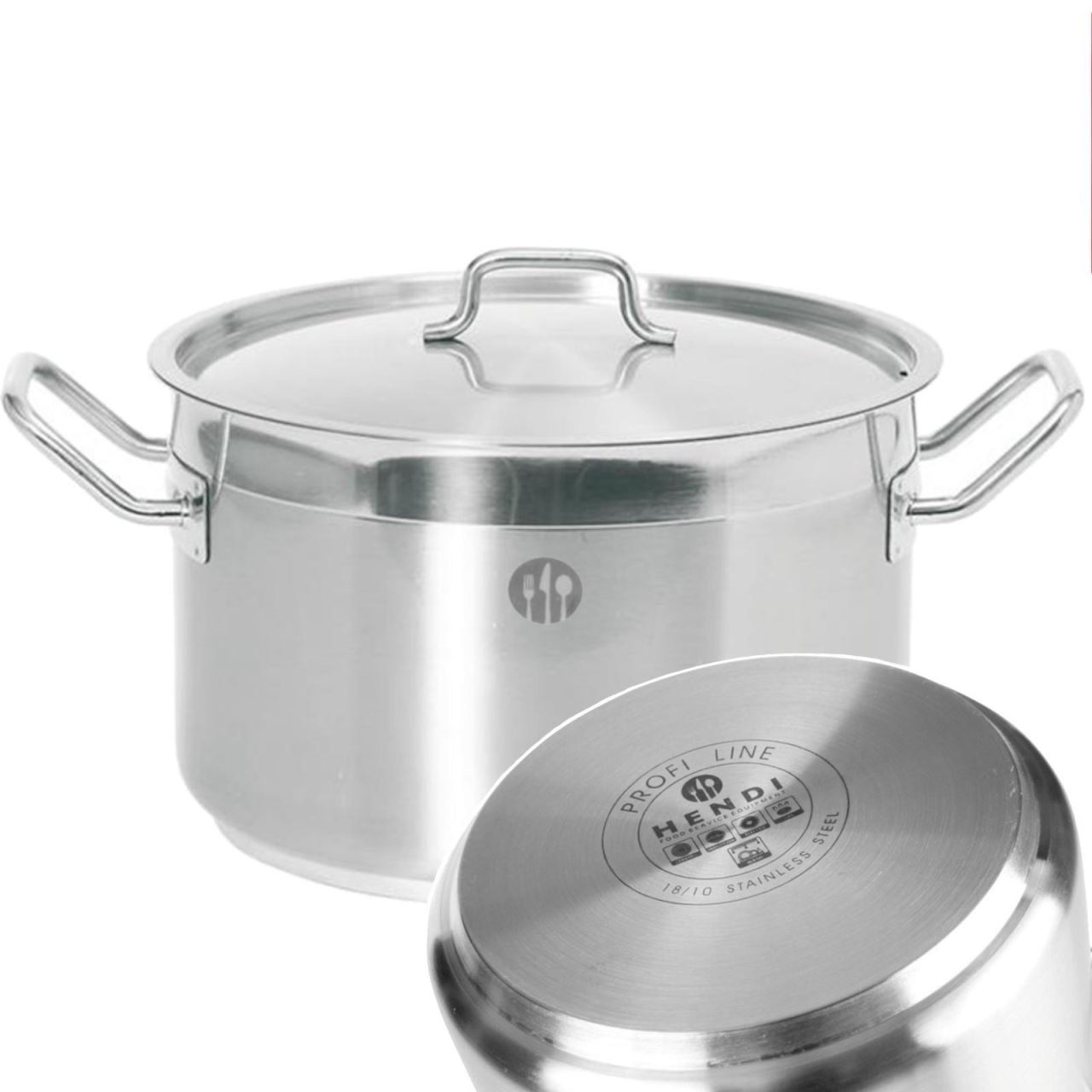 Oala medie - cu capac 7,00 Lit 240x(H)150 mm - Image 2