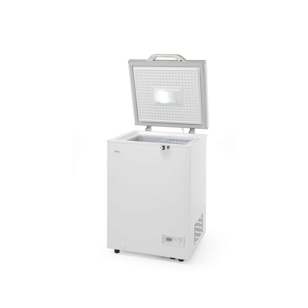 Lada frigorifica profesionala 93 L, interval racire -26 / -18 C, ARKTIC by Hendi, 65 W, corp aluminiu cu izolatie spuma de 70 mm, clasa energetica F, 574x608x845 mm, Clasa energetica F - Image 4