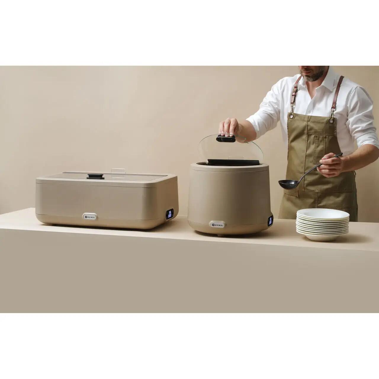 Fierbator pentru supa UNIQ, HENDI, 8L, Bej, 220-240V/500W, ø365x(H)325mm - Image 11