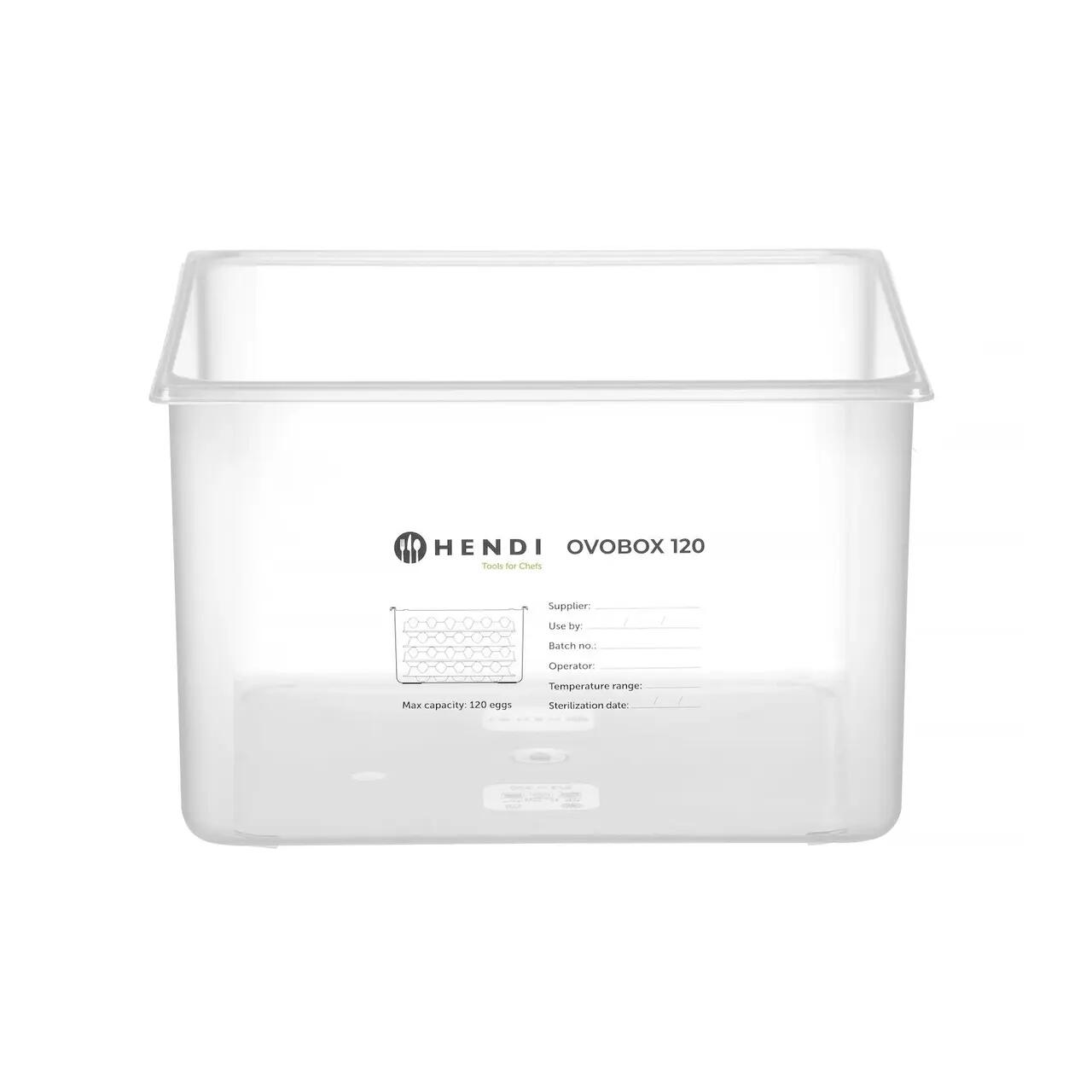 OVOBOX 120 HENDI - recipient oua GN2/3 + 8 tavi pentru oua, 18L, 355x325x(H)200mm - Image 2