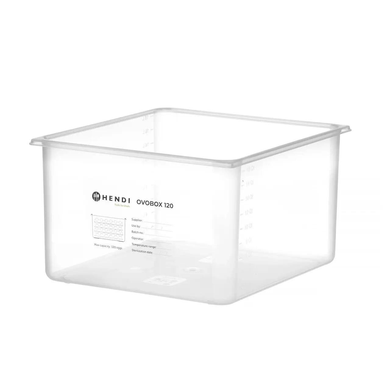 OVOBOX 120 HENDI - recipient oua GN2/3 + 8 tavi pentru oua, 18L, 355x325x(H)200mm - Image 5