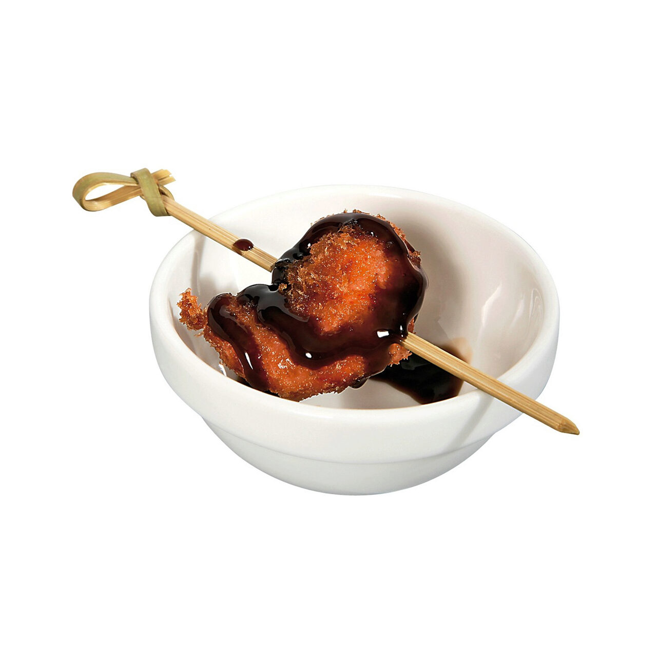 Set 6 buc boluri mici aperitive din portelan termorezistent pana la 600 grC, rotunde, diam 7.5 cm, H 3 cm, Hendi, set de 6 bucati - Image 2
